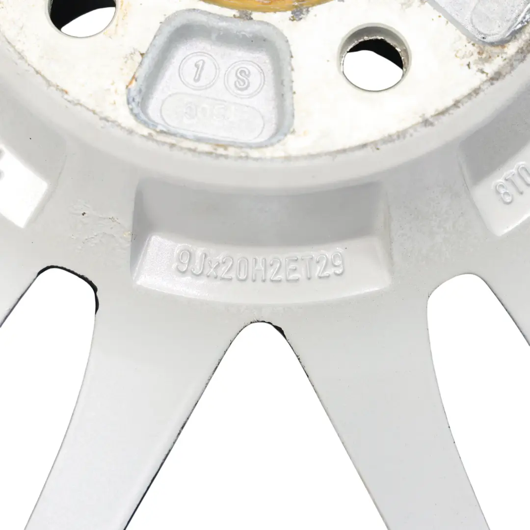 Jante En Alliage Noir 20" 9J ET:29 pour Audi A5 8T à propos du numéro de pièce 8T0601025N Audi A5 8T Jante En Alliage Noir 20" 9J ET:29 - SKU 8T0601025N-1 - Numéro de pièce 8T0601025N