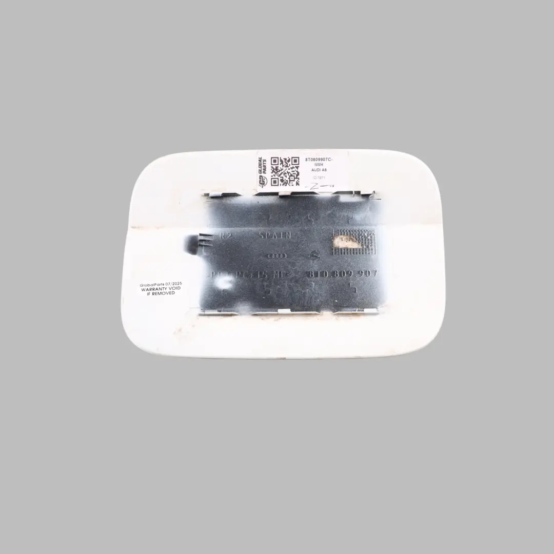 Audi A5 8T Tank Deckel Abdeckung Ibis Weiß - Y9C - SKU 8T0809907C-IWH - Teilenummer 8T0809907C