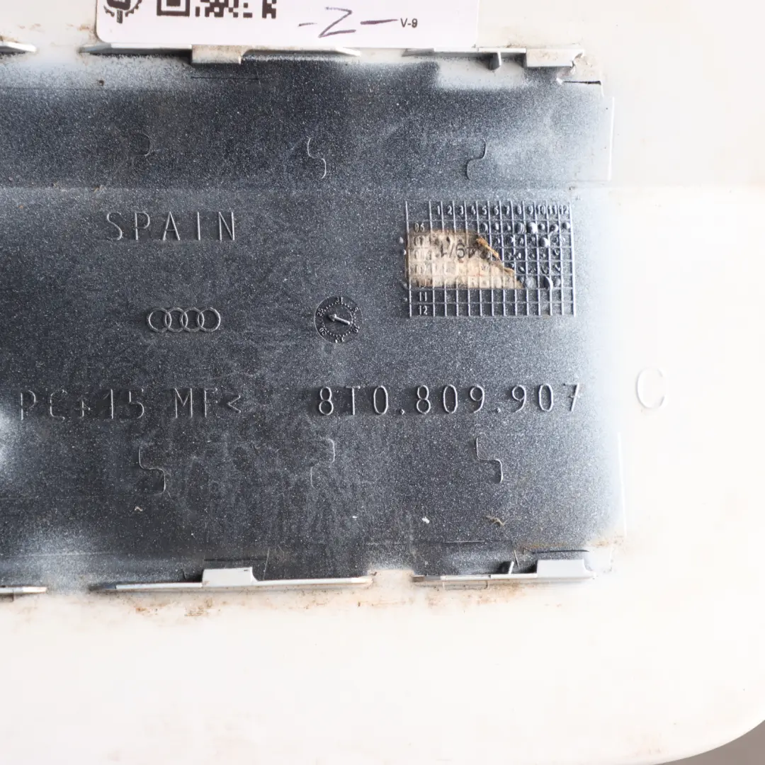 Audi A5 8T Tank Deckel Abdeckung Ibis Weiß - Y9C - SKU 8T0809907C-IWH - Teilenummer 8T0809907C