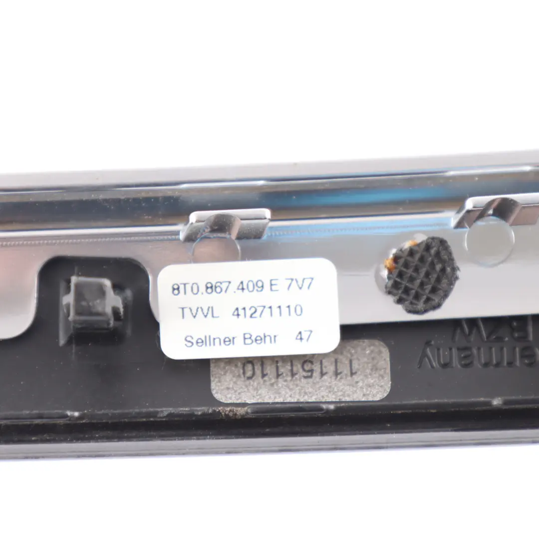 Audi A5 8T Door Inner Strip Trim Panel Front Left N/S Carbon - SKU 8T0867409E - Part number 8T0867409E
