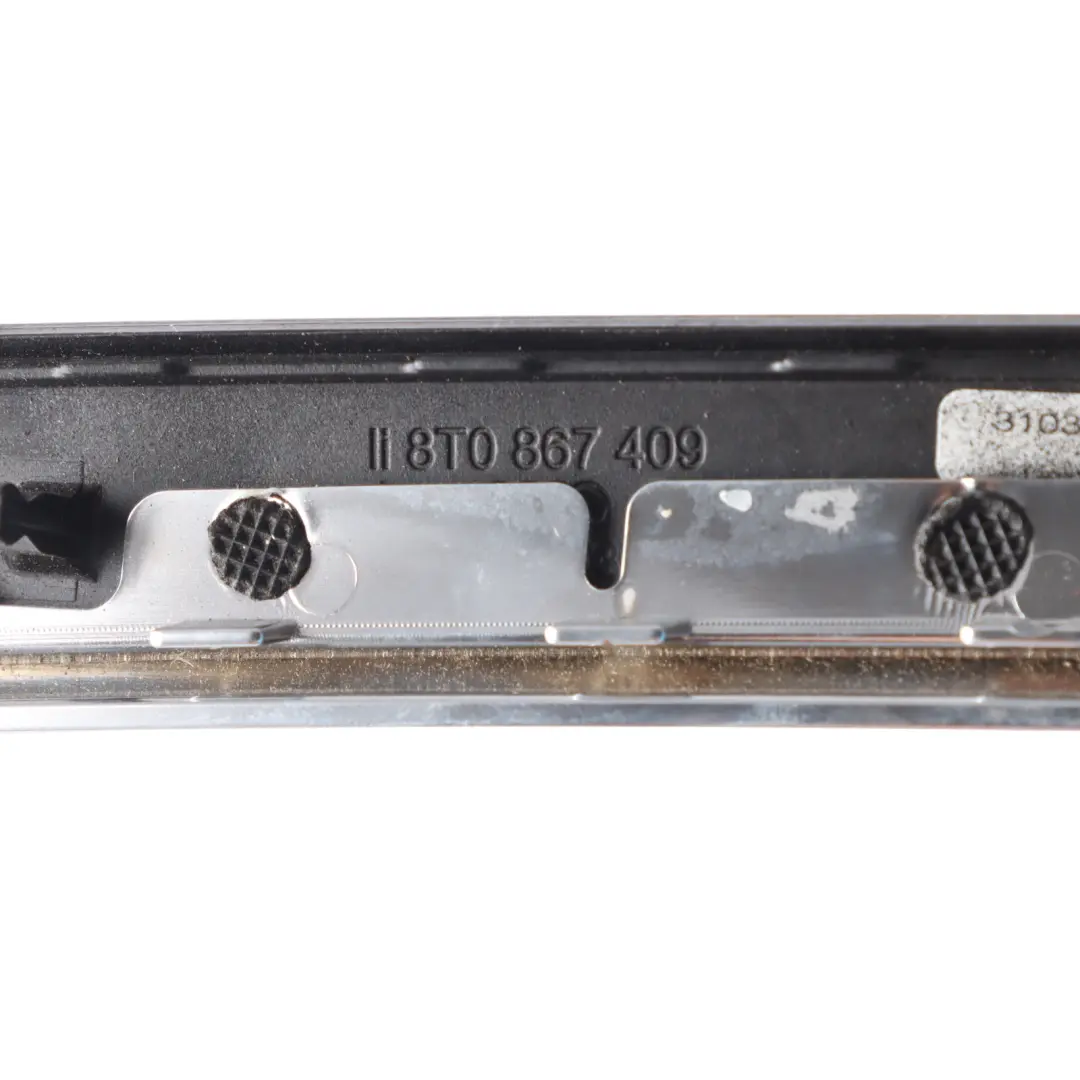 Audi A5 8T Front Door Inner Strip Trim Panel Left N/S Black Piano - SKU 8T0867409H - Part number 8T0867409H