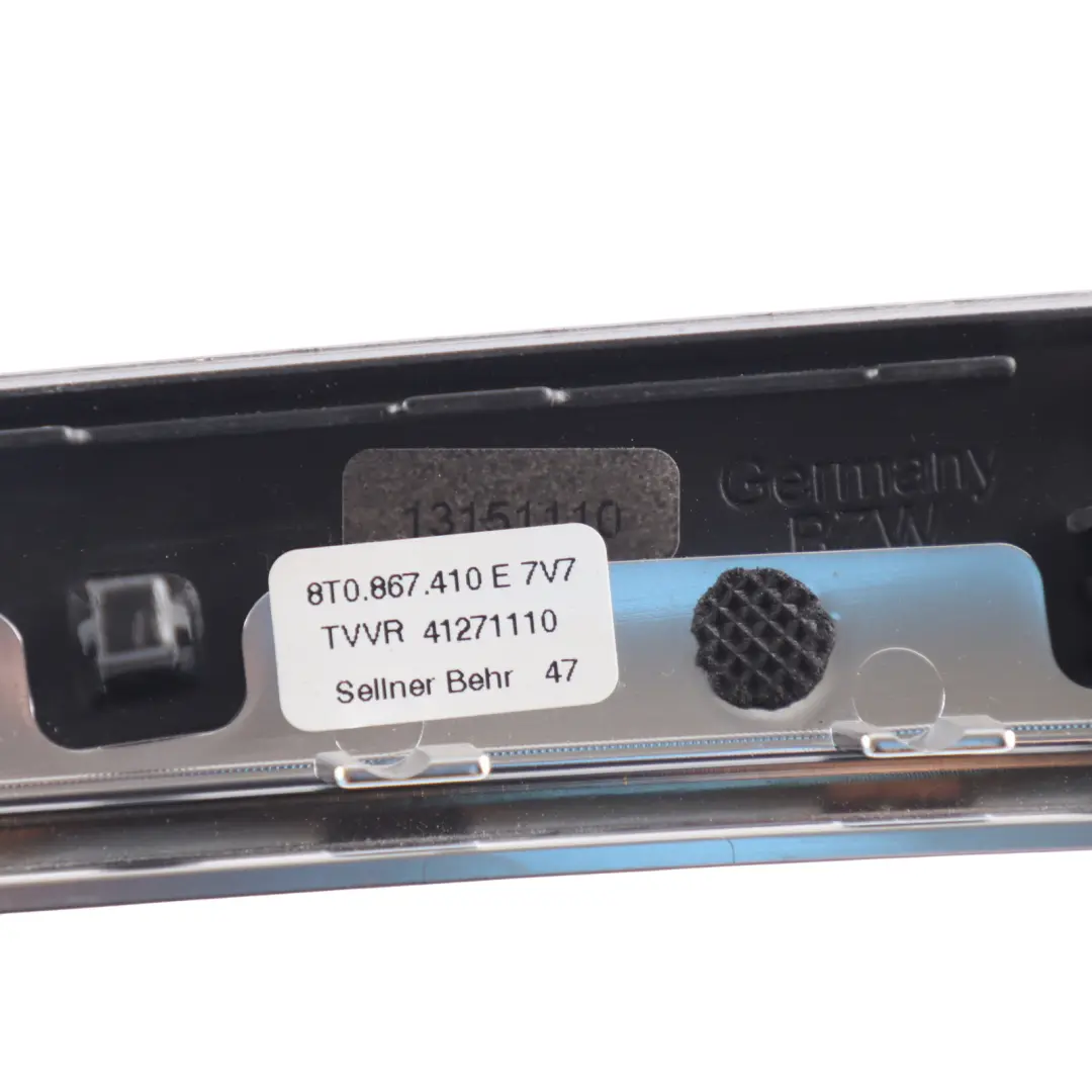 Front Door Inner Strip Trim Panel Left N/S Carbon to Audi A5 8T with Part number 8T0867410E Audi A5 8T Front Door Inner Strip Trim Panel Left N/S Carbon - SKU 8T0867410E - Part number 8T0867410E