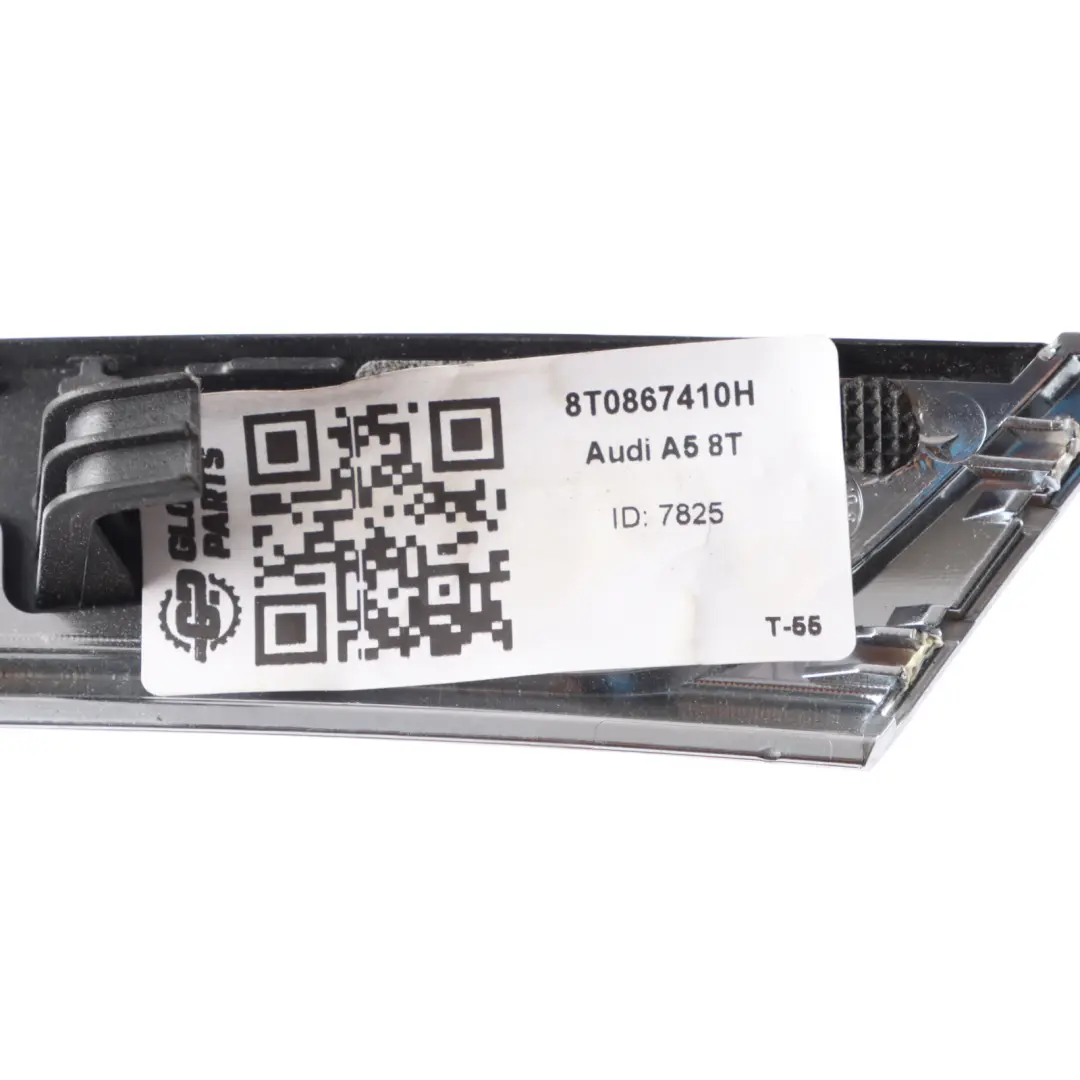 Front Door Inner Strip Trim Panel Right O/S Black Piano to Audi A5 8T with Part number 8T0867410H Audi A5 8T Front Door Inner Strip Trim Panel Right O/S Black Piano - SKU 8T0867410H - Part number 8T0867410H