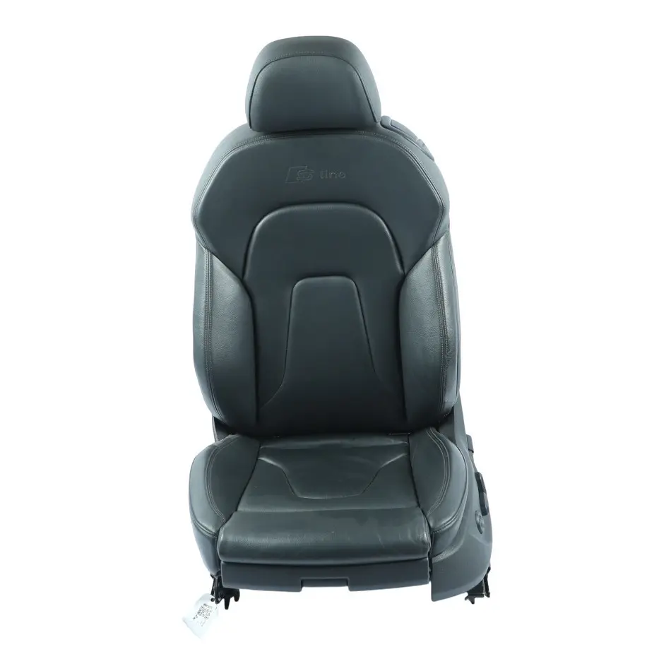 Audi A5 8T Coupe Front Seat Left N/S S-Line Heated Interior Leather Soul Black