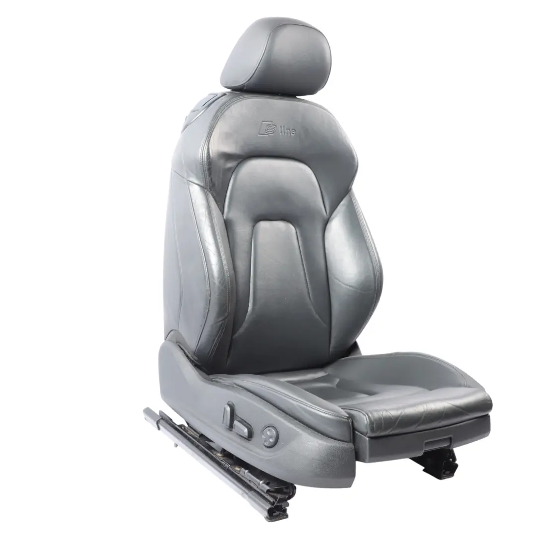 Audi A5 8T Coupe Front Seat Sport Right O/S Electric Heated Leather Soul Black - SKU 8T0881806Q-1 - Part number 8T0881806Q