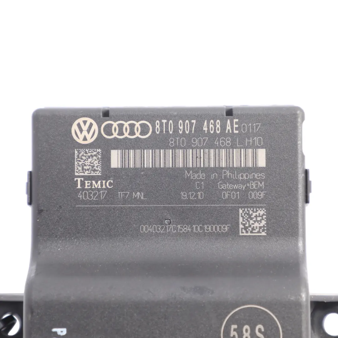 Audi A4 B8 A5 8T Gateway Interface Control Module Unit ECU - SKU 8T0907468AE - Part number 8T0907468AE