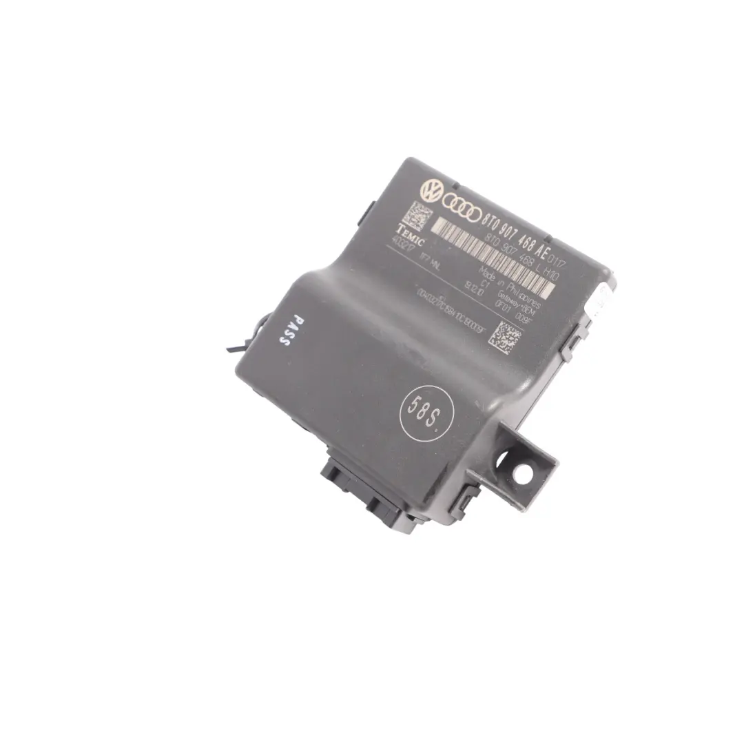 Gateway Interface Control Module Unit ECU to Audi A4 B8 A5 8T with Part number 8T0907468AE Audi A4 B8 A5 8T Gateway Interface Control Module Unit ECU - SKU 8T0907468AE - Part number 8T0907468AE