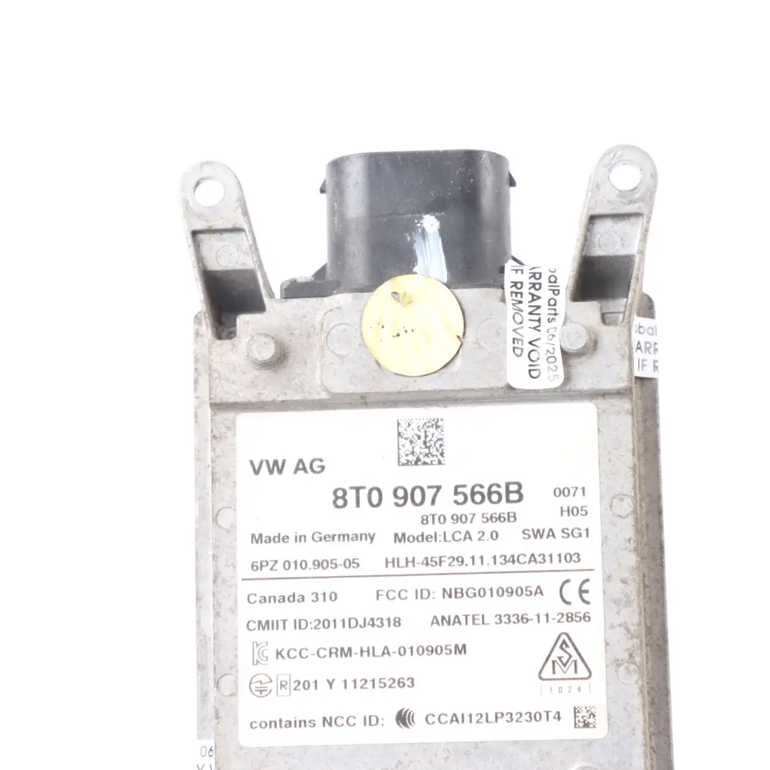 Module Capteur Radar Angle Mort Arrière Droit pour Audi A4 B8 à propos du numéro de pièce 8T0907566B Audi A4 B8 Module Capteur Radar Angle Mort Arrière Droit - SKU 8T0907566B - Numéro de pièce 8T0907566B