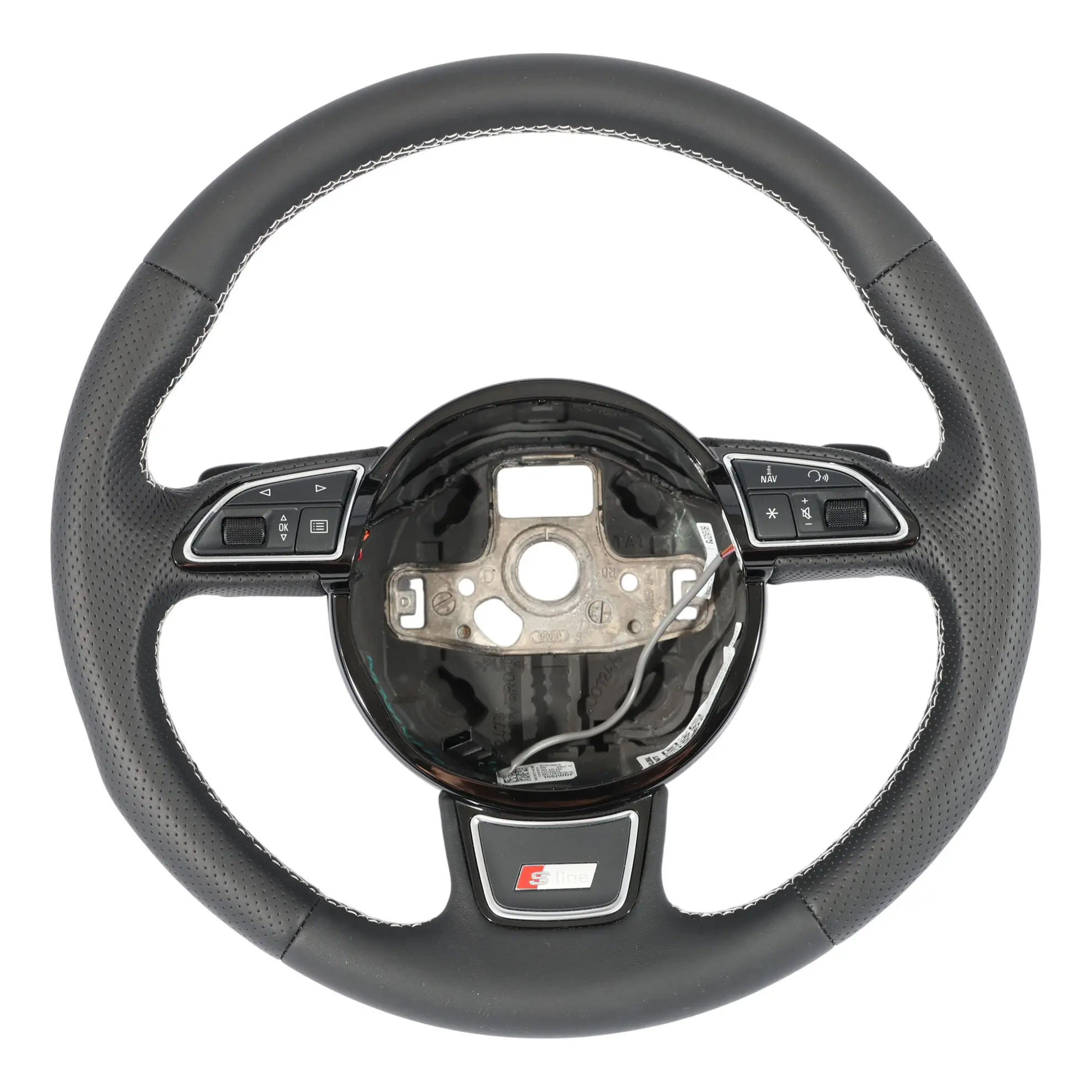 Audi Q3 8U Steering Wheel S-Line NEW Black Leather Paddle Shift 8U0419091S