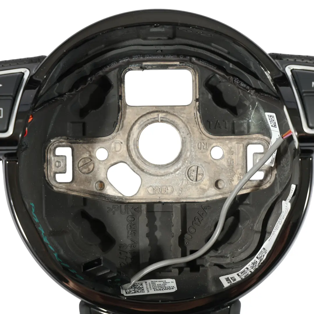 Steering Wheel S-Line NEW Black Leather Paddle Shift to Audi Q3 8U with Part number 8U0419091S Audi Q3 8U Steering Wheel S-Line NEW Black Leather Paddle Shift - SKU 8U0419091S-1 - Part number 8U0419091S