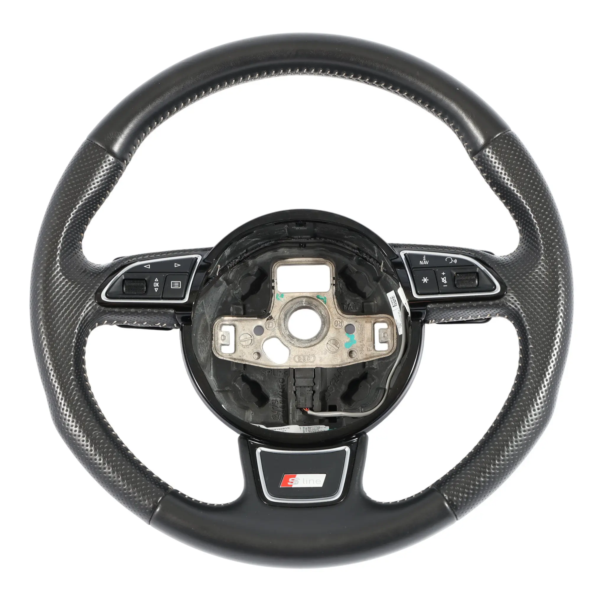 Audi Q3 8U Steering Wheel S-Line Black Leather Paddle Shift 8U0419091S
