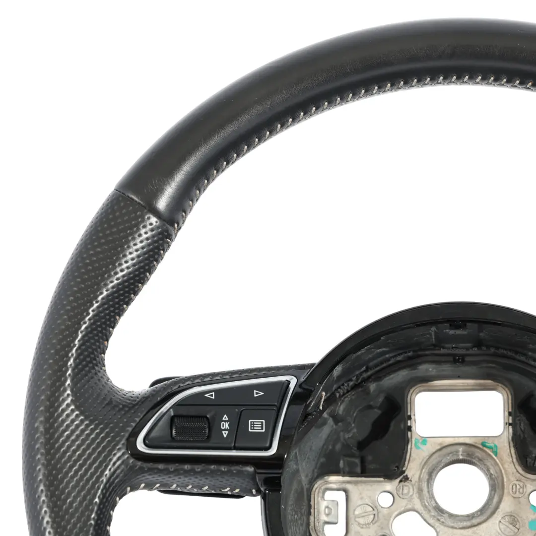 Steering Wheel S-Line Black Leather Paddle Shift to Audi Q3 8U with Part number 8U0419091S Audi Q3 8U Steering Wheel S-Line Black Leather Paddle Shift - SKU 8U0419091S - Part number 8U0419091S