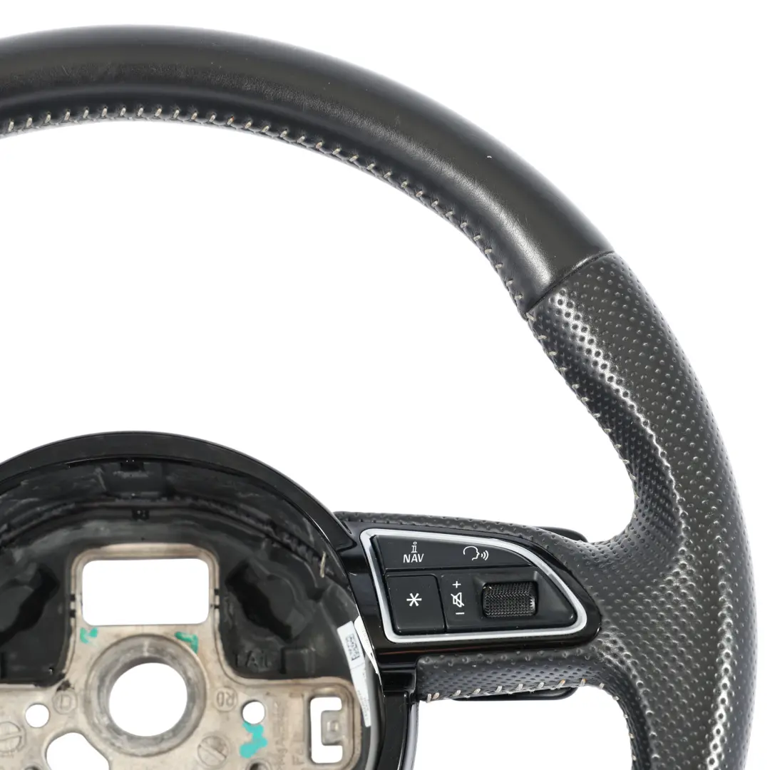 Steering Wheel S-Line Black Leather Paddle Shift to Audi Q3 8U with Part number 8U0419091S Audi Q3 8U Steering Wheel S-Line Black Leather Paddle Shift - SKU 8U0419091S - Part number 8U0419091S