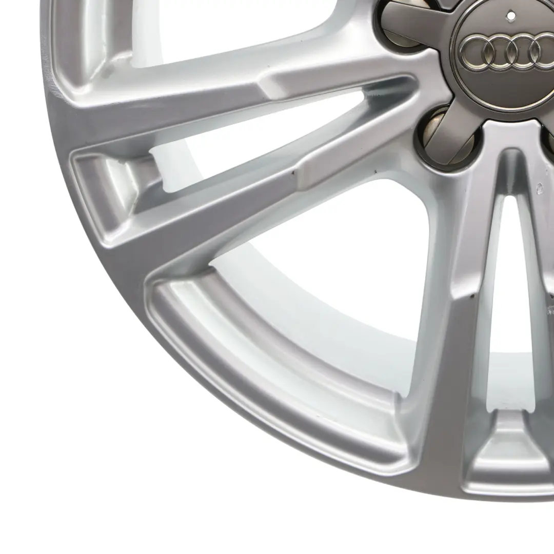 Alloy Rim 18" 7J ET:43 Double Star Spoke to Audi Q3 8U Silver Wheel with Part number 8U0601025AJ Audi Q3 8U Silver Wheel Alloy Rim 18" 7J ET:43 Double Star Spoke - SKU 8U0601025AJ-4 - Part number 8U0601025AJ