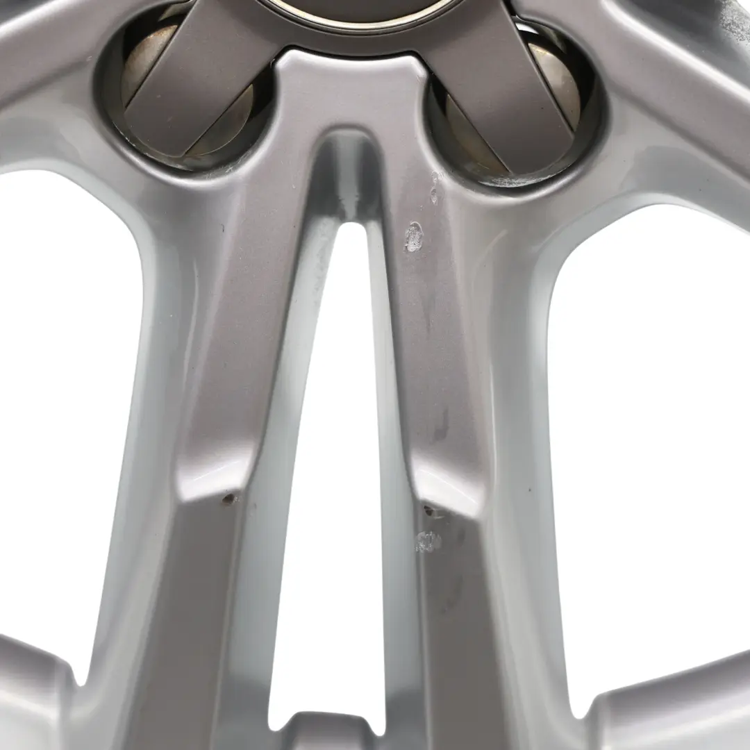 Alloy Rim 18" 7J ET:43 Double Star Spoke to Audi Q3 8U Silver Wheel with Part number 8U0601025AJ Audi Q3 8U Silver Wheel Alloy Rim 18" 7J ET:43 Double Star Spoke - SKU 8U0601025AJ-4 - Part number 8U0601025AJ