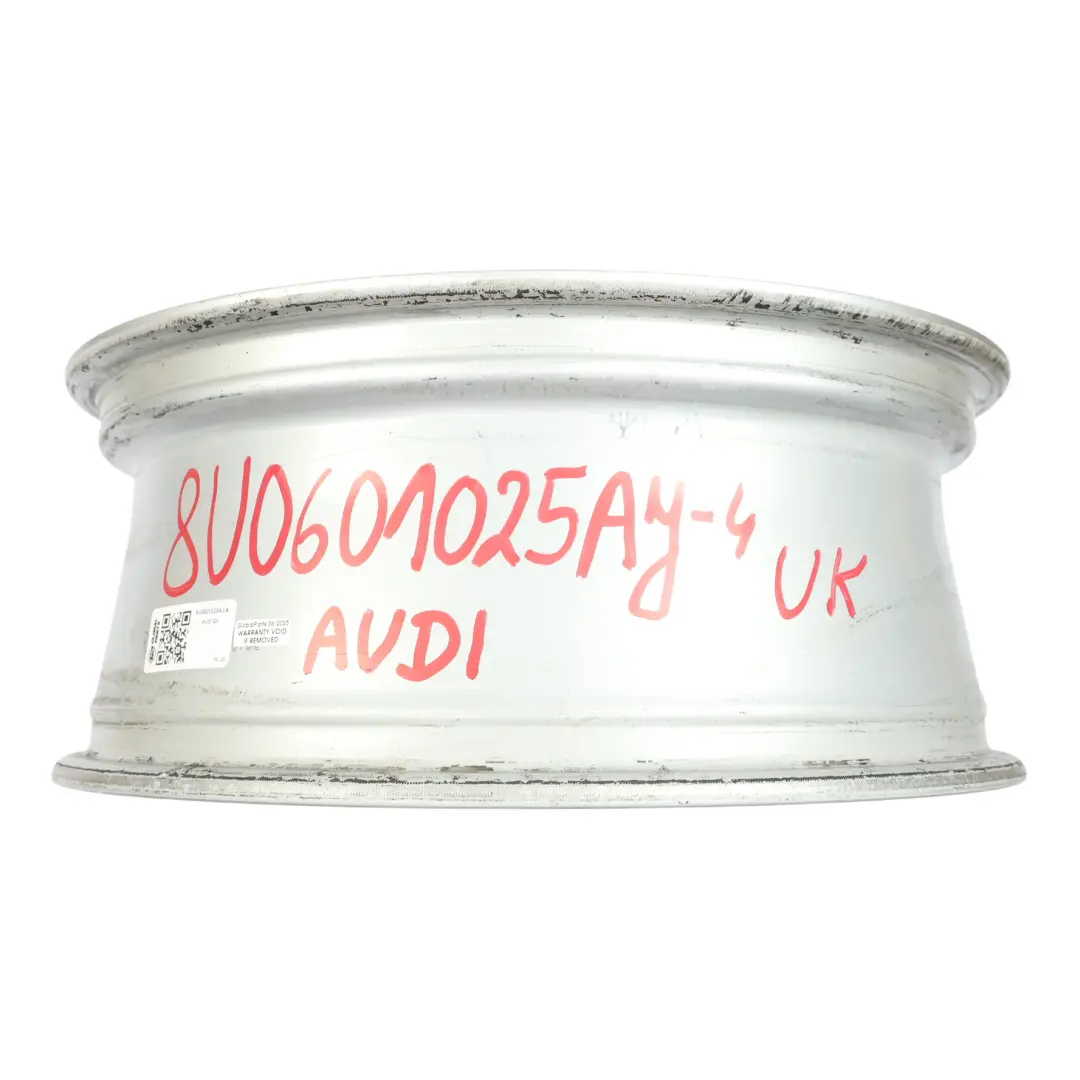 Audi Q3 8U Silver Wheel Alloy Rim 18" 7J ET:43 Double Star Spoke - SKU 8U0601025AJ-4 - Part number 8U0601025AJ