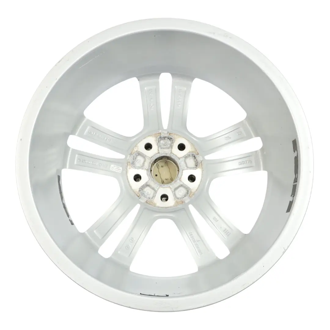 Audi Q3 8U Silver Wheel Alloy Rim 18" 7J ET:43 Double Star Spoke - SKU 8U0601025AJ-4 - Part number 8U0601025AJ
