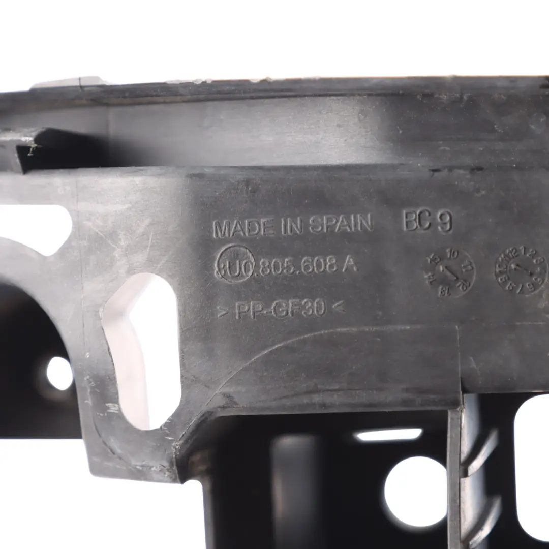 Headlight Bracket Front Right O/S Mount Support to Audi Q3 8U with Part number 8U0805608A Audi Q3 8U Headlight Bracket Front Right O/S Mount Support - SKU 8U0805608A - Part number 8U0805608A