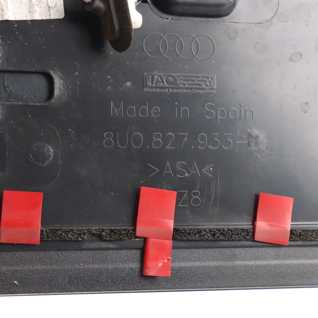 Spoiler Boot Tailgate Panel Cobalt Blue Metallic Z5Q 8U0827933 to Audi Q3 8U Rear with Part number 8U0827933F Audi Q3 8U Rear Spoiler Boot Tailgate Panel Cobalt Blue Metallic Z5Q 8U0827933 - SKU 8U0827933F-CBM - Part number 8U0827933F