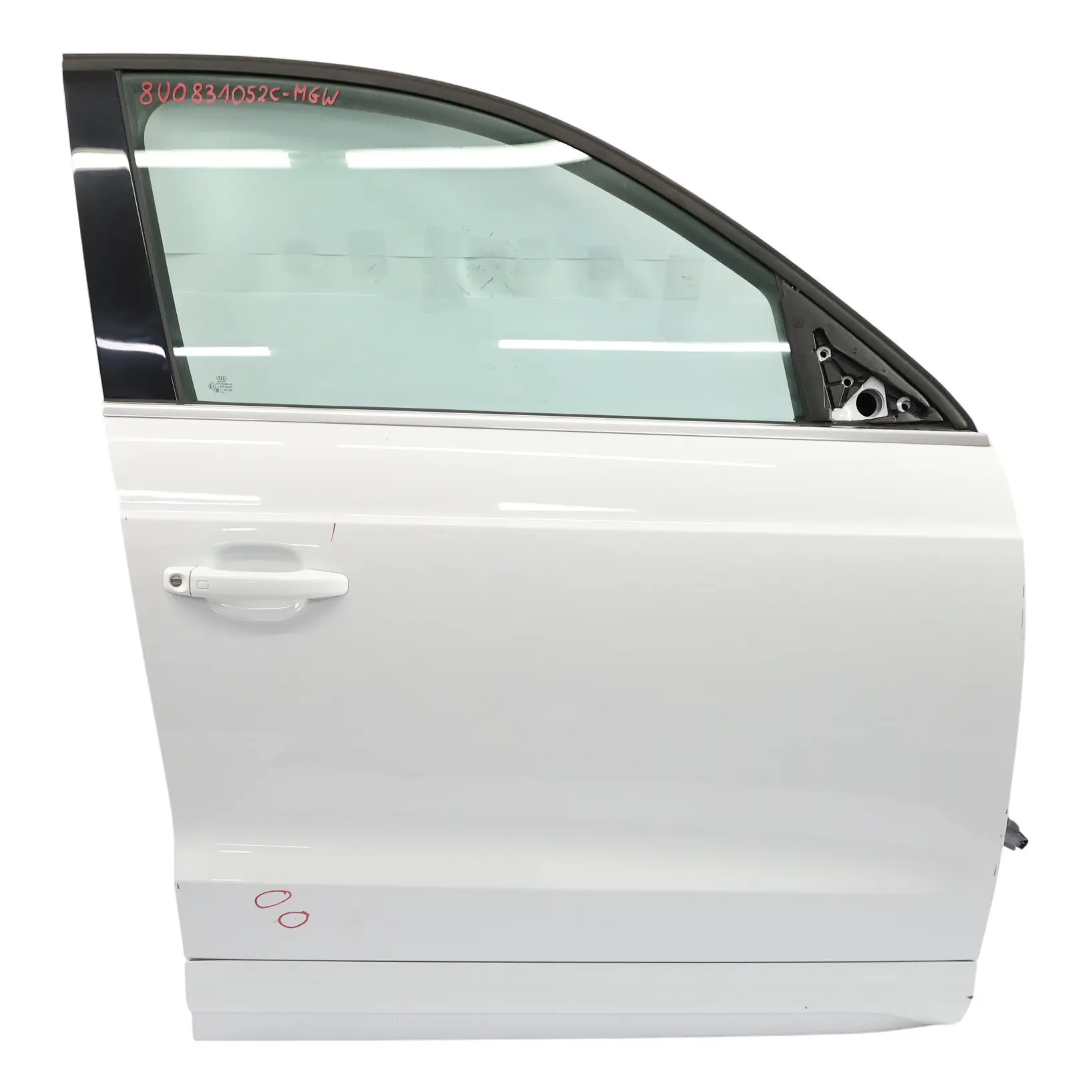Audi Q3 8U Door Front Right O/S Covering Panel Glacier White Pearl - S9R