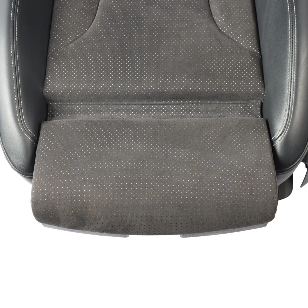Audi Q3 8U Sedile sportivo anteriore sinistro S-Line Mezza Pelle Nero Argento - SKU 8U0881805AL-1 - Numero di parte 8U0881805AL