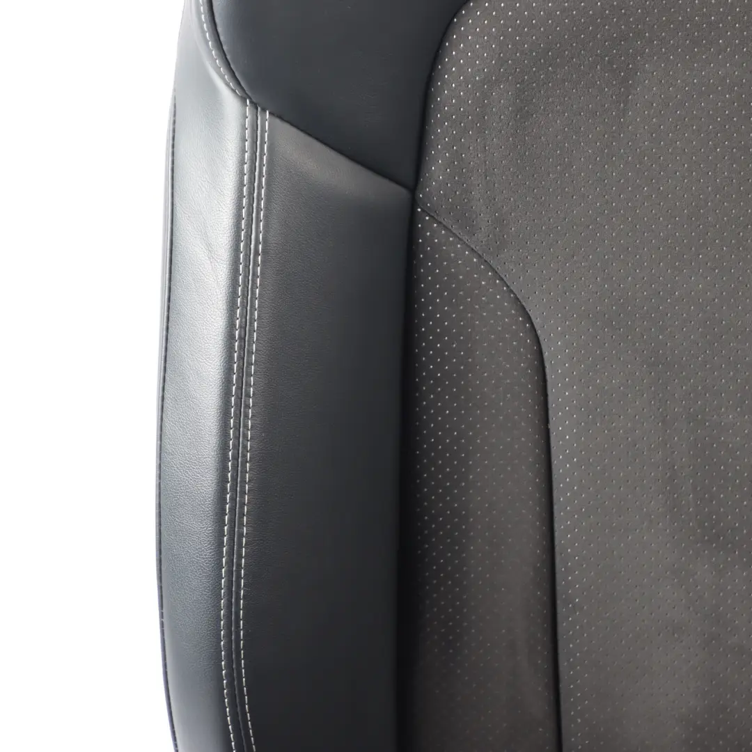 Audi Q3 8U Sport Seat Front Left N/S S-Line Interior Half Leather Black Silver - SKU 8U0881805AL-1 - Part number 8U0881805AL