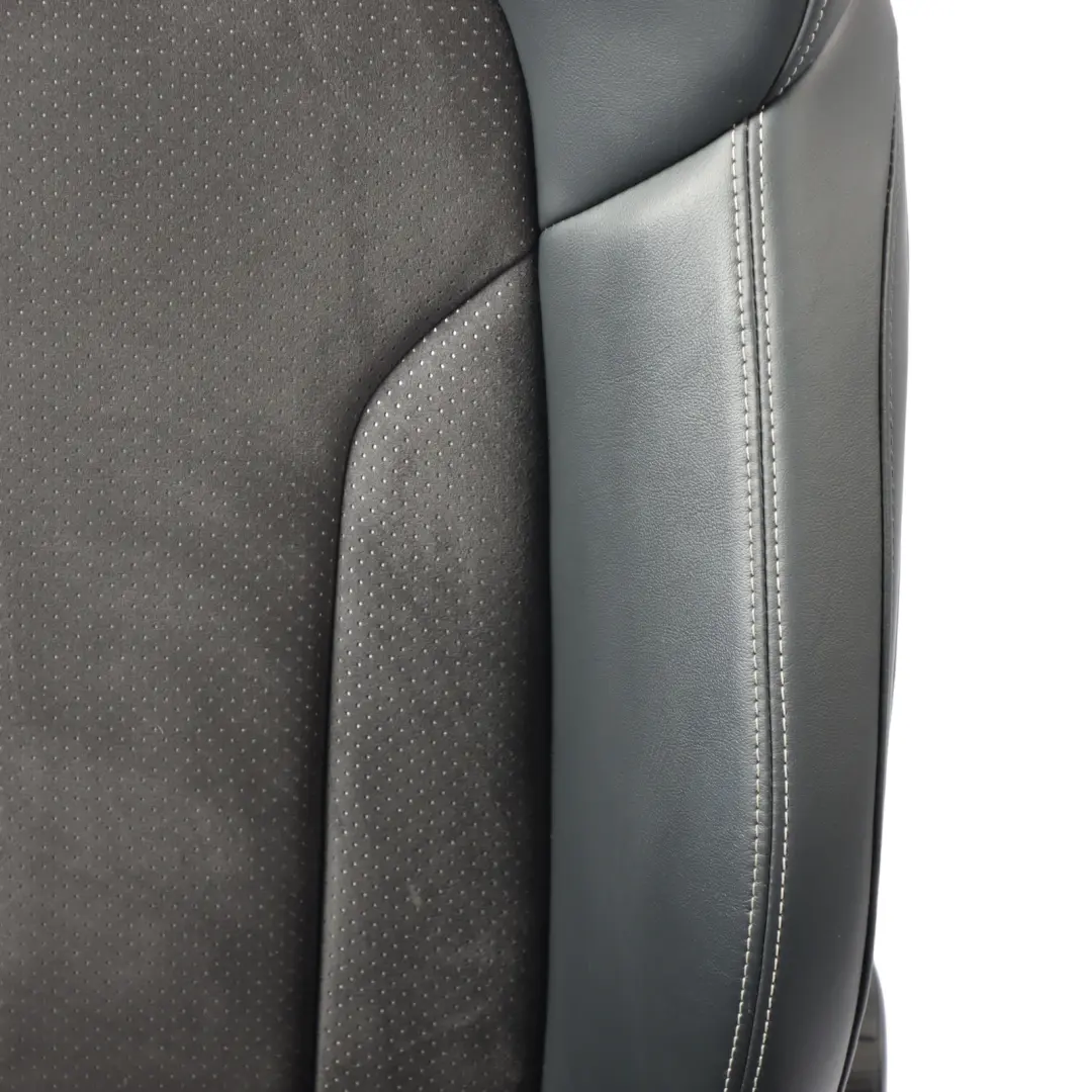 Front Left N/S S-Line Interior Half Leather Black Silver to Audi Q3 8U Sport Seat with Part number 8U0881805AL Audi Q3 8U Sport Seat Front Left N/S S-Line Interior Half Leather Black Silver - SKU 8U0881805AL-1 - Part number 8U0881805AL