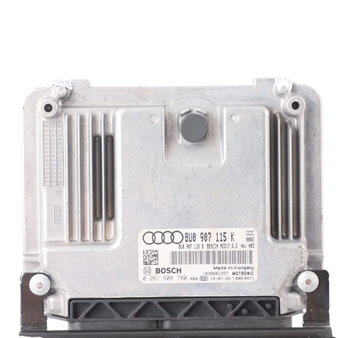 CCZC 170HP Control Motor ECU Automático para Audi Q3 8U 2.0 TFSI Quattro con número de pieza 8U0907115K Audi Q3 8U 2.0 TFSI Quattro CCZC 170HP Control Motor ECU Automático - SKU 8U0907115K - Número de pieza 8U0907115K