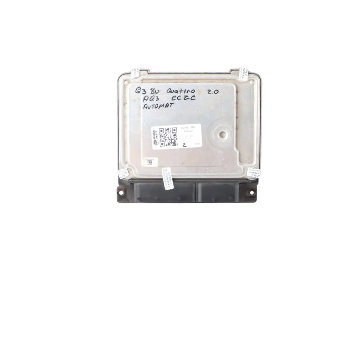 CCZC 170HP Engine Control ECU Automatic to Audi Q3 8U 2.0 TFSI Quattro with Part number 8U0907115K Audi Q3 8U 2.0 TFSI Quattro CCZC 170HP Engine Control ECU Automatic - SKU 8U0907115K - Part number 8U0907115K