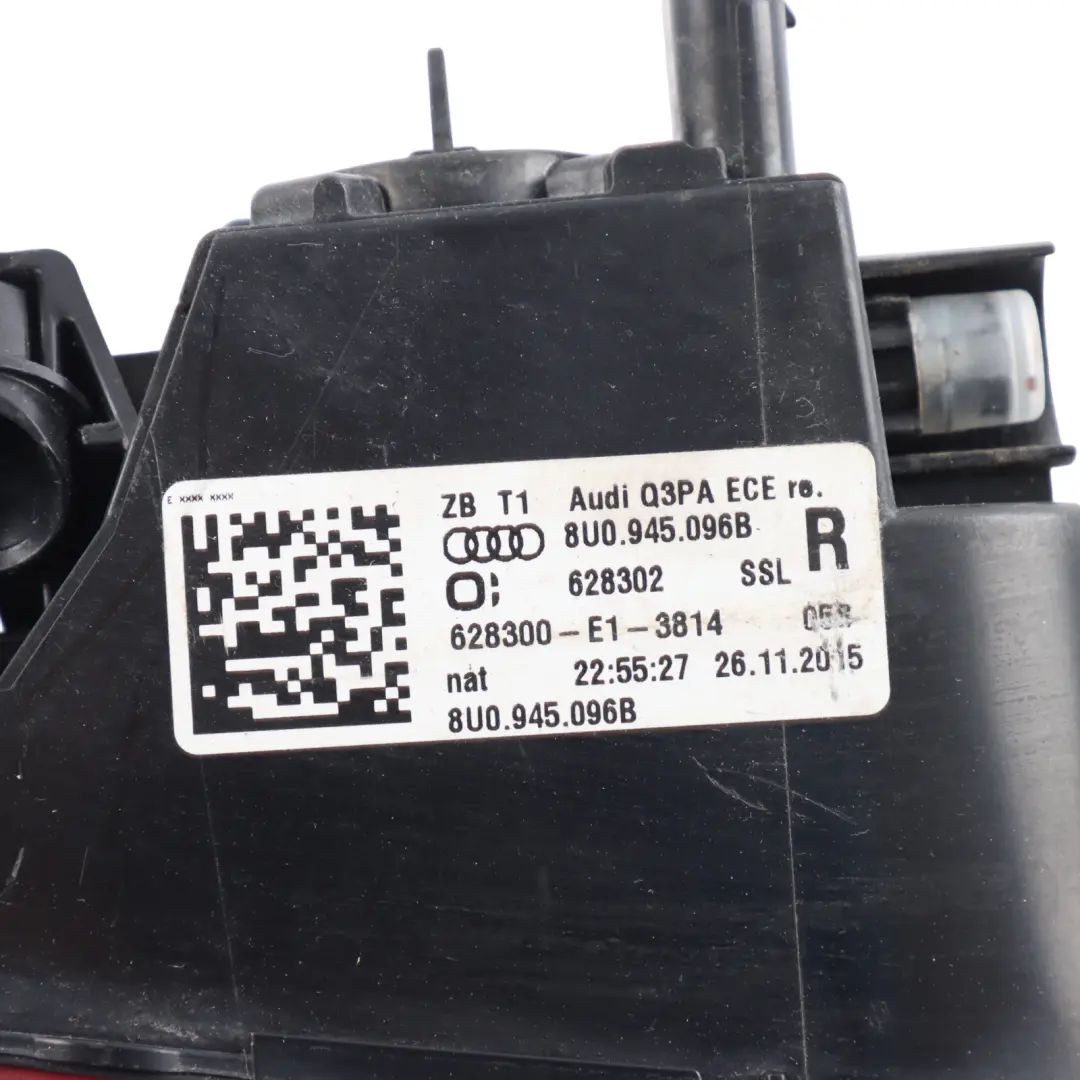 Bumper Lamp Light Reflector Rear Right O/S to Audi Q3 8U with Part number 8U0945096B Audi Q3 8U Bumper Lamp Light Reflector Rear Right O/S - SKU 8U0945096B - Part number 8U0945096B
