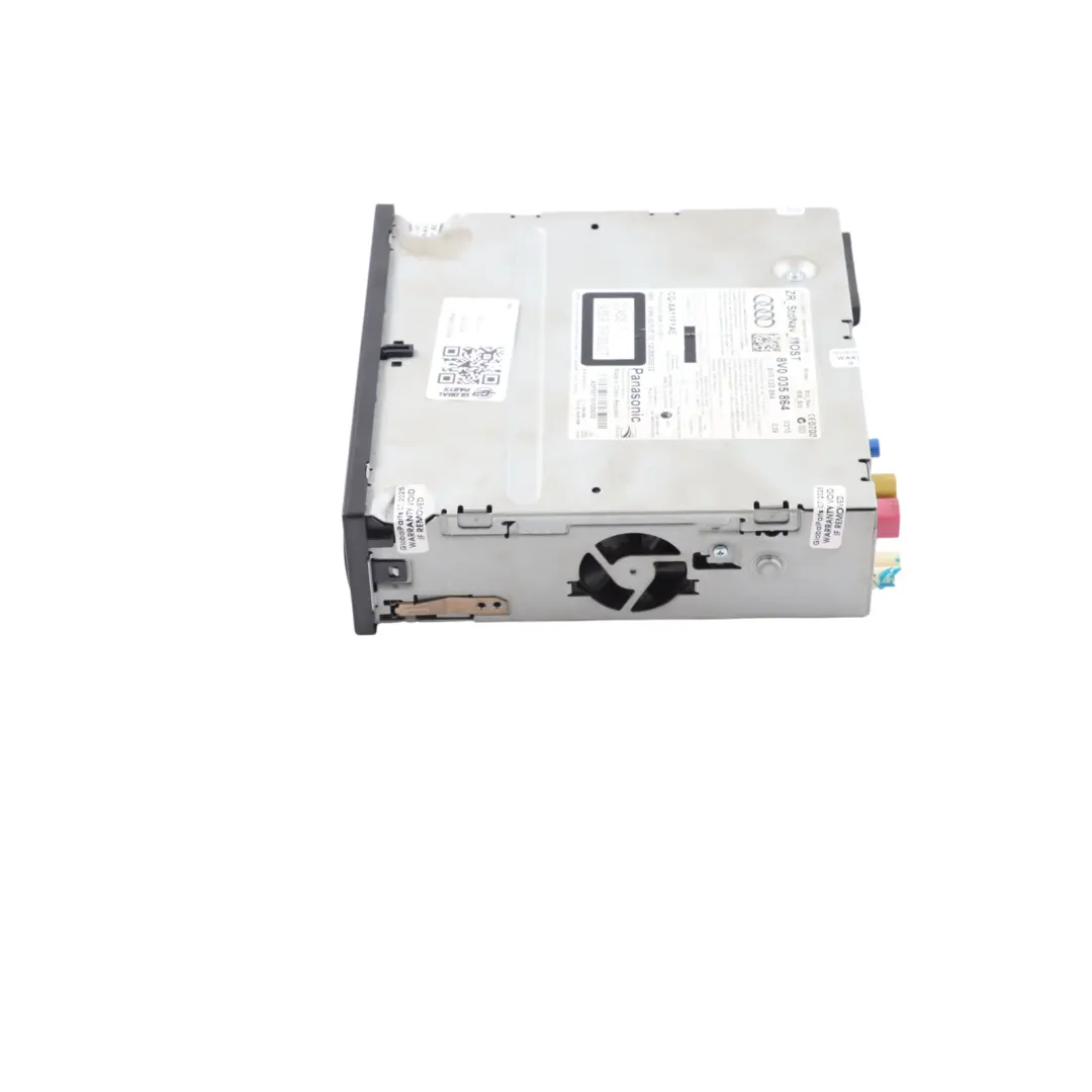 Multimedia CD Player Head Unit Audio Player Panasonic to Audi A3 8V with Part number 8V0035864 Audi A3 8V Multimedia CD Player Head Unit Audio Player Panasonic - SKU 8V0035864-1 - Part number 8V0035864