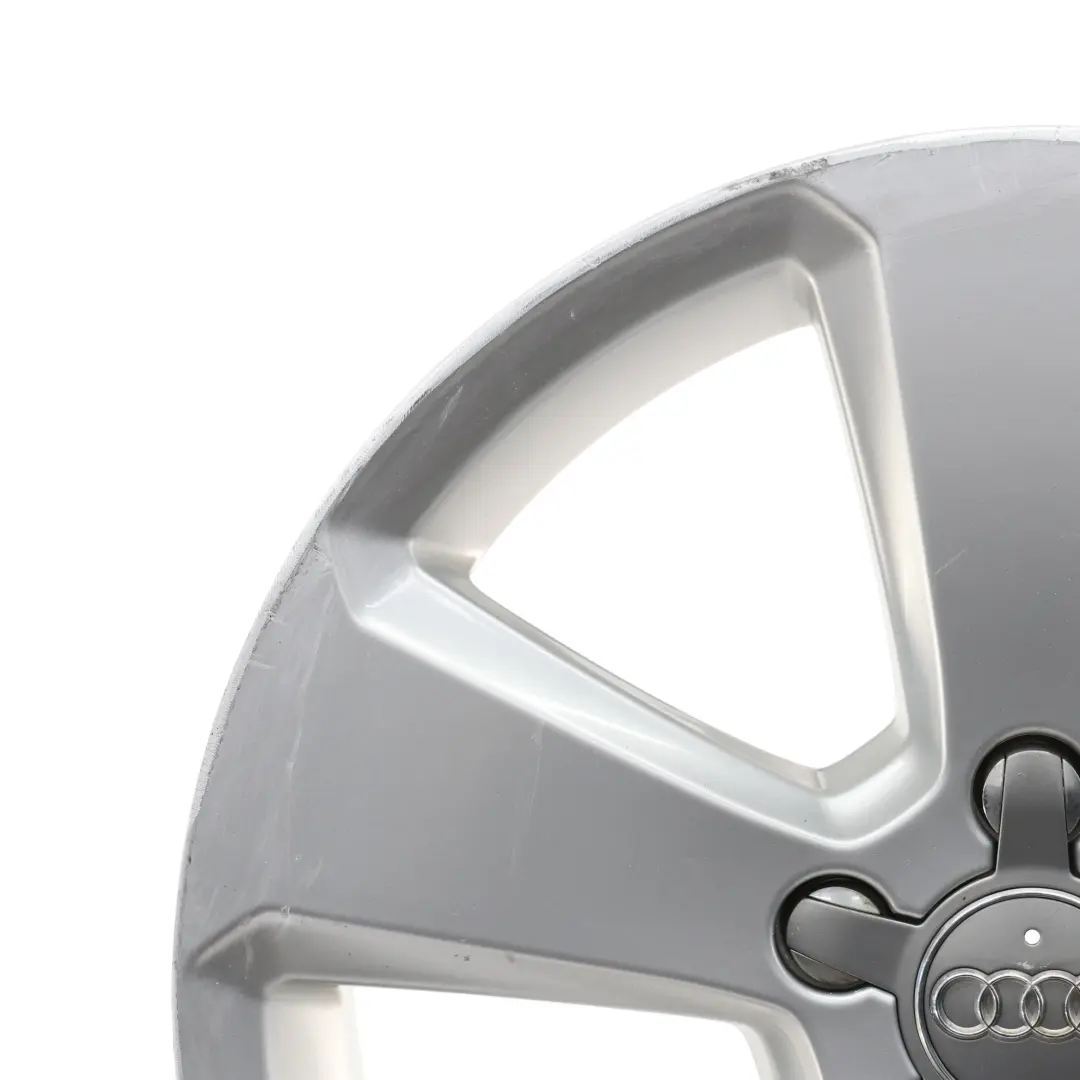 Audi A3 8V Silberne Leicht Metall Felge 17" ET:51 7,5J Stern Speiche - SKU 8V0601025BK-2 - Teilenummer 8V0601025BK