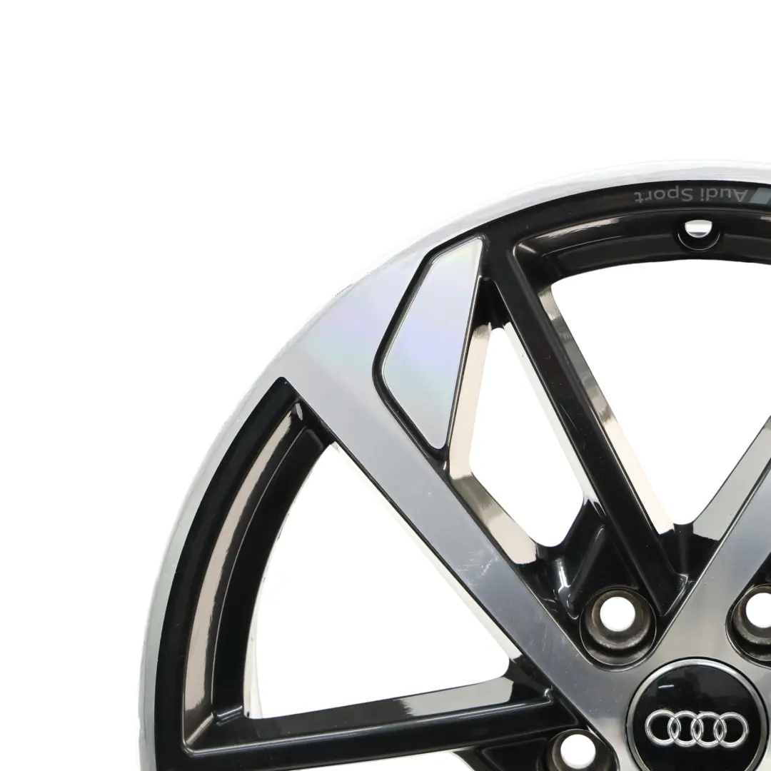 Audi A3 S3 8V Wheel Alloy Rim 18" ET:51 7,5J Rotor Black - SKU 8V0601025EQ-1 - Part number 8V0601025EQ