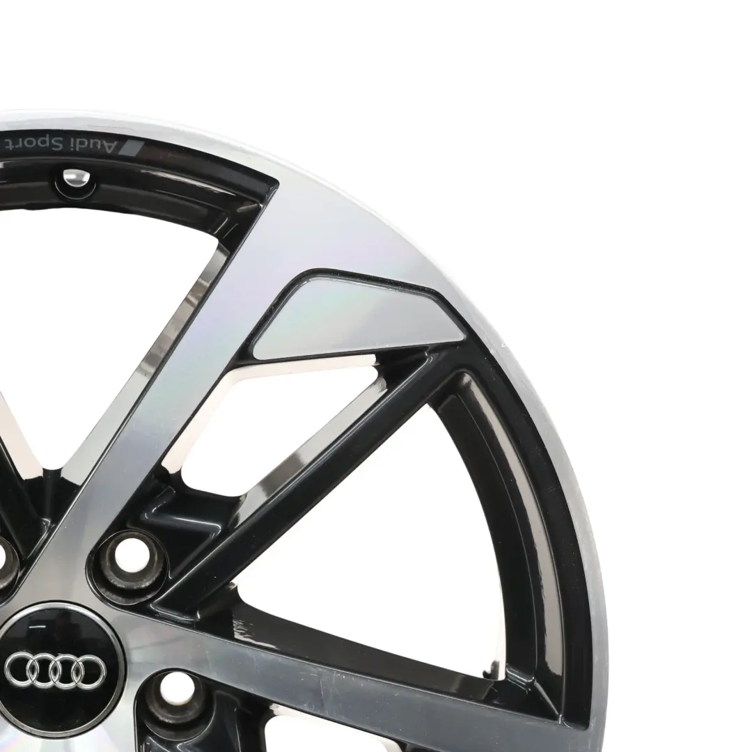 Audi A3 S3 8V Wheel Alloy Rim 18" ET:51 7,5J Rotor Black - SKU 8V0601025EQ-1 - Part number 8V0601025EQ