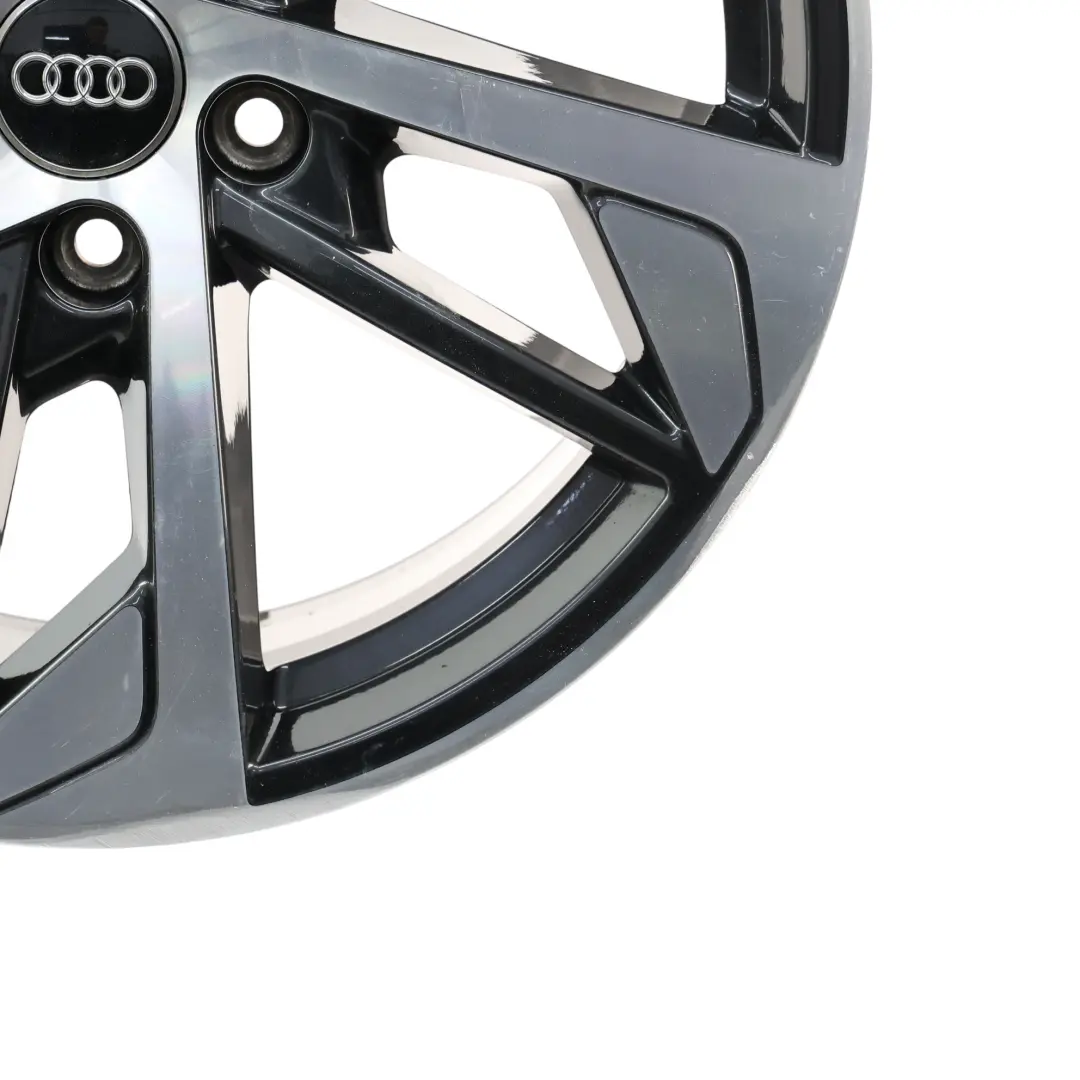 Leicht Metall Felge 18" ET:51 7,5J Rotor Schwarz für Audi A3 S3 8V mit Teilenummer 8V0601025EQ Audi A3 S3 8V Leicht Metall Felge 18" ET:51 7,5J Rotor Schwarz - SKU 8V0601025EQ-1 - Teilenummer 8V0601025EQ