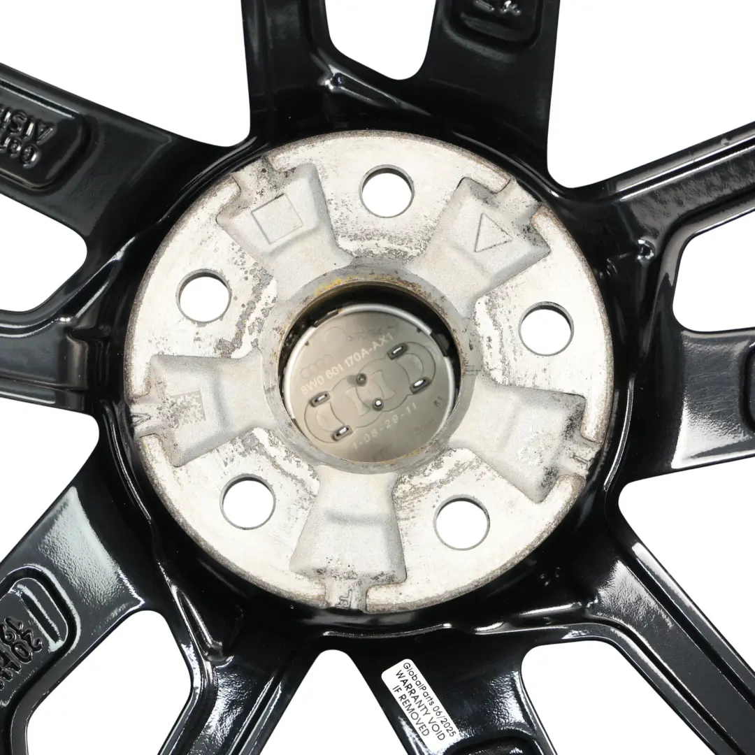 Audi A3 S3 8V Leicht Metall Felge 18" ET:51 7,5J Rotor Schwarz - SKU 8V0601025EQ-2 - Teilenummer 8V0601025EQ