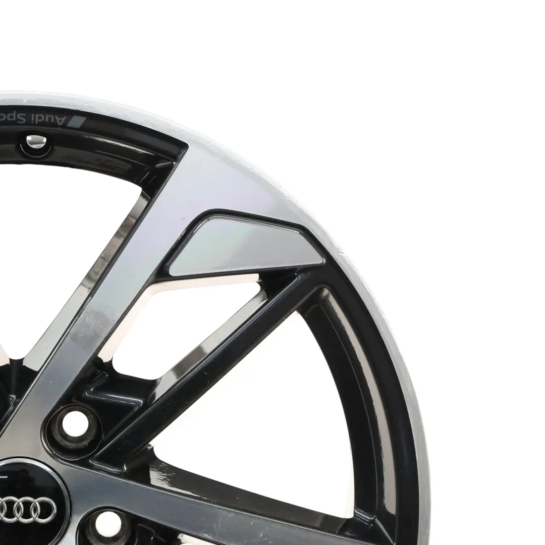 Leicht Metall Felge 18" ET:51 7,5J Rotor Schwarz für Audi A3 S3 8V mit Teilenummer 8V0601025EQ Audi A3 S3 8V Leicht Metall Felge 18" ET:51 7,5J Rotor Schwarz - SKU 8V0601025EQ-2 - Teilenummer 8V0601025EQ