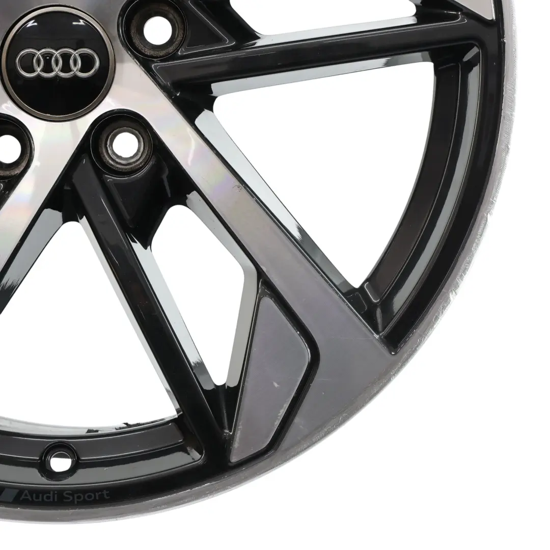 Audi A3 S3 8V Wheel Alloy Rim 18" ET:51 7,5J Rotor Black - SKU 8V0601025EQ-3 - Part number 8V0601025EQ