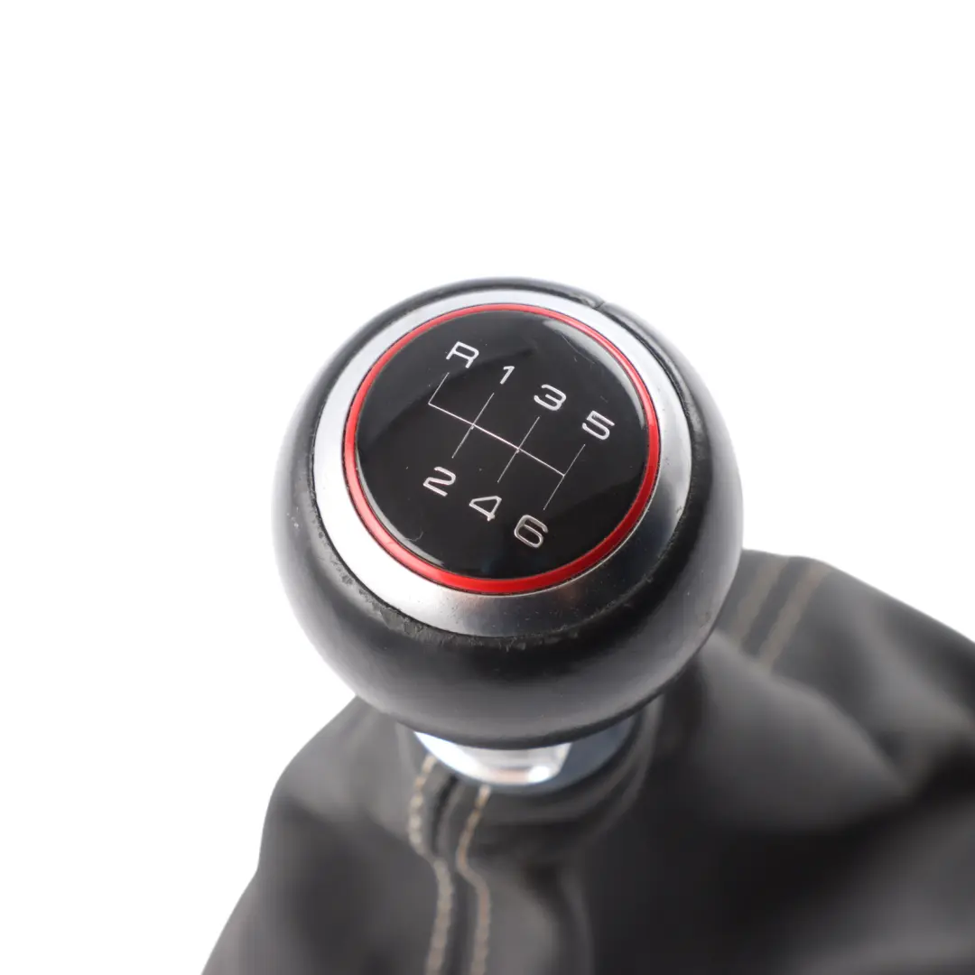 Audi S3 8V Shifter Gear Knob Selector Lever Manual 6 Speed Leather 8V0863278AA - SKU 8V0863278J - Part number 8V0863278J