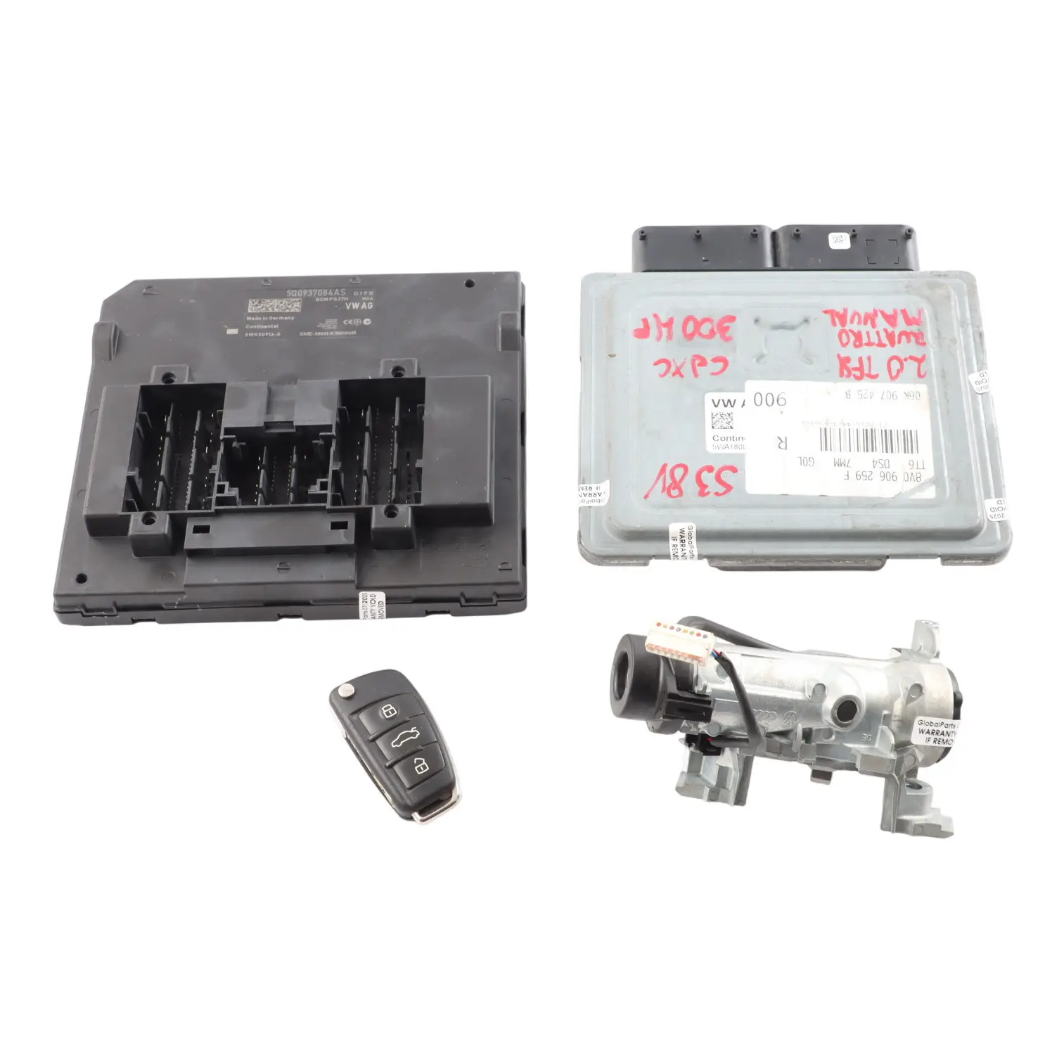Audi S3 8V 2.0 TFSI CJXC 300HP Quattro Engine Unit ECU Kit 8V0906259F Manual