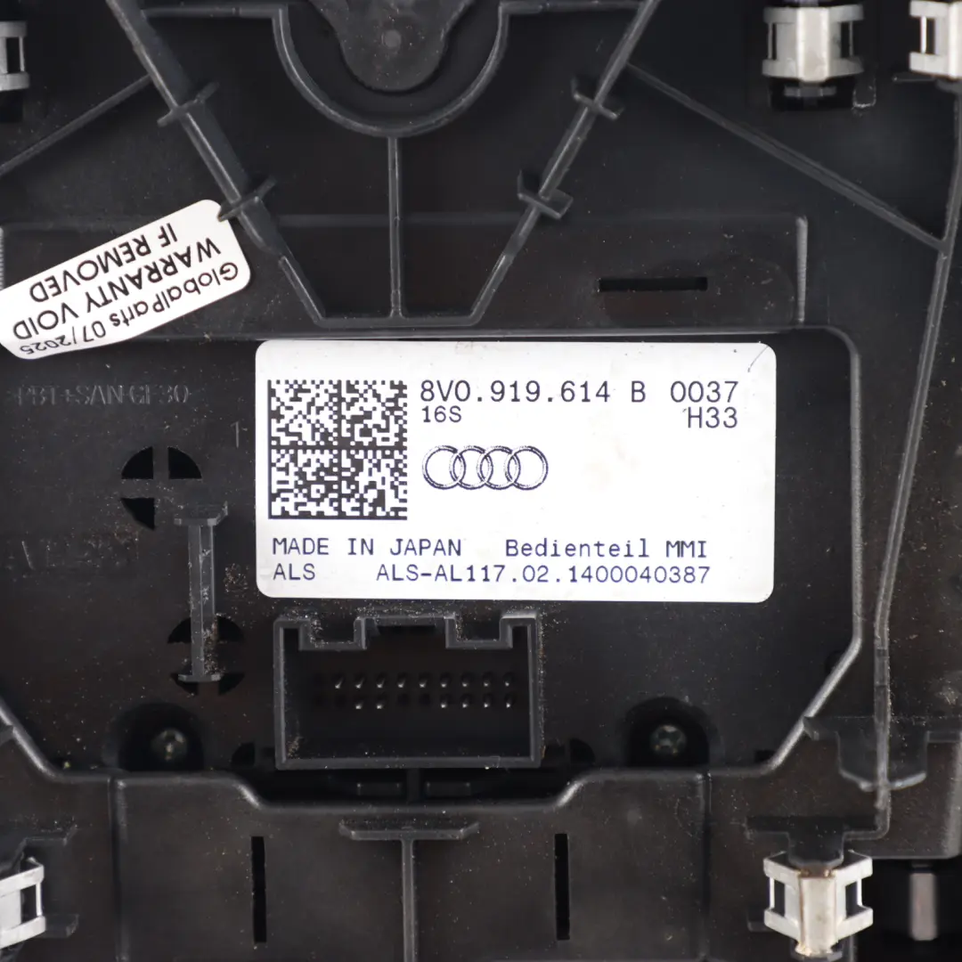 Centre Console Multimedia Navigation Control Surround to Audi A3 8V with Part number 8V0919614B Audi A3 8V Centre Console Multimedia Navigation Control Surround - SKU RHD-8V0919614B-2 - Part number 8V0919614B