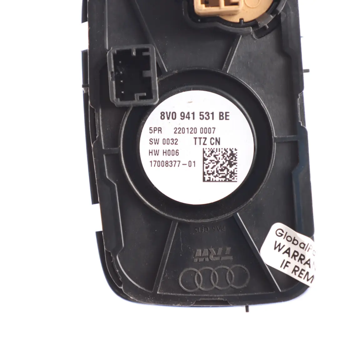 Audi Q2 GA Scheinwerfer Schalter Licht Bedienfeld - SKU 8V0941531BE - Teilenummer 8V0941531BE