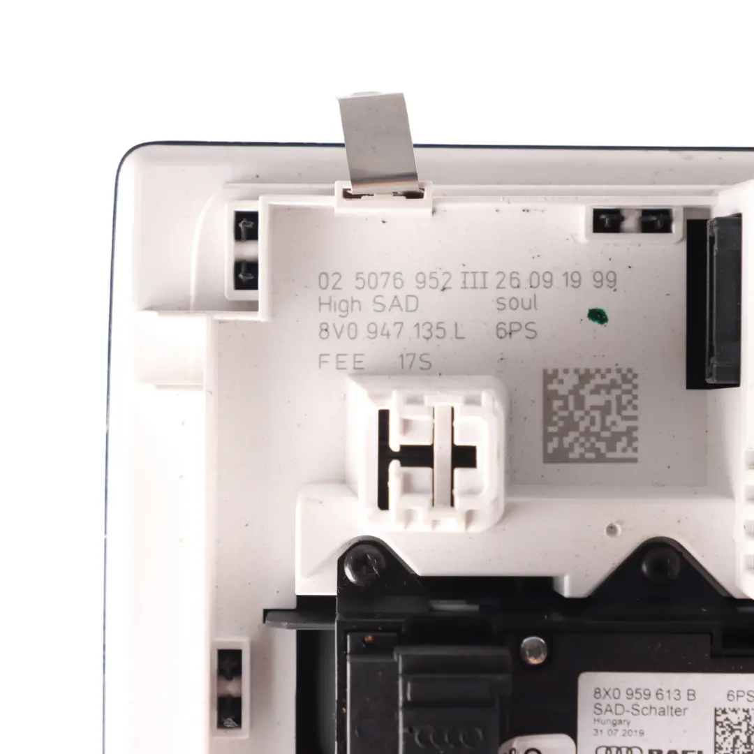 Front Interior Reading Light Lamp Headliner Roof to Audi S3 8V with Part number 8V0947135L Audi S3 8V Front Interior Reading Light Lamp Headliner Roof - SKU 8V0947135L - Part number 8V0947135L