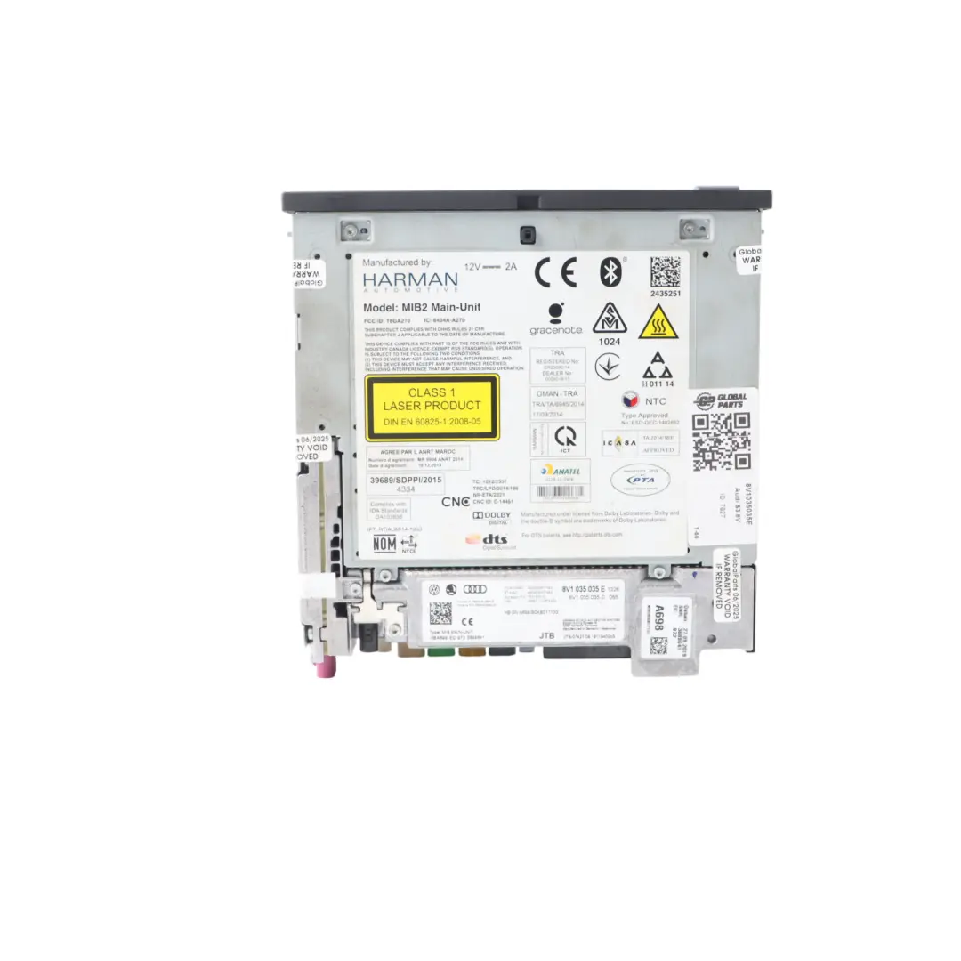  MMI Head Unit Audi A3 RS3 8V Multimedia Navigation Control Module - SKU 8V1035035E - Part number 8V1035035E