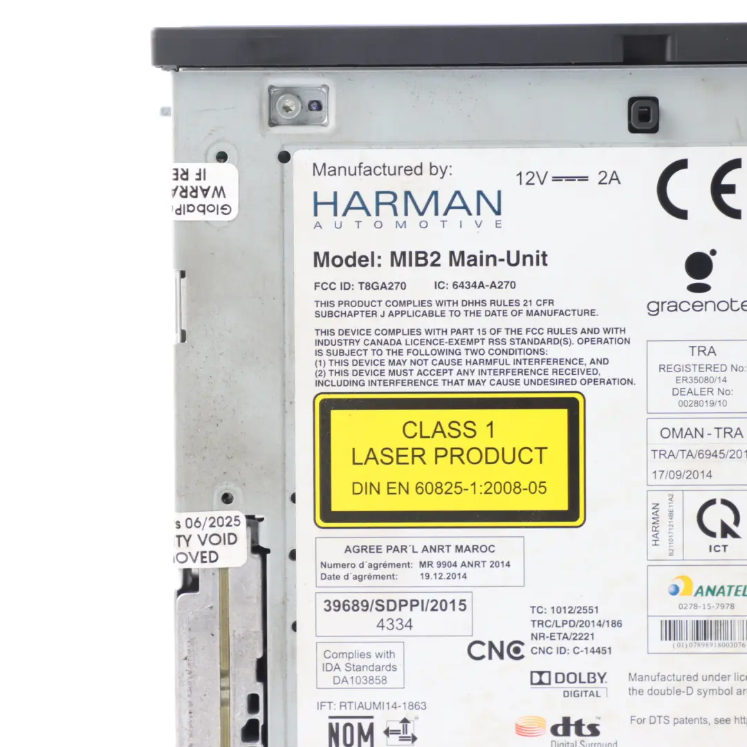 MMI Head Unit Audi A3 RS3 8V Multimedia Navigation Control Module to with Part number 8V1035035E MMI Head Unit Audi A3 RS3 8V Multimedia Navigation Control Module - SKU 8V1035035E - Part number 8V1035035E