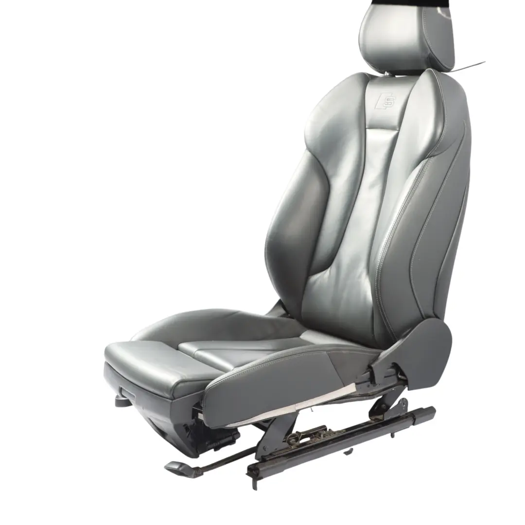 Audi A3 S3 8V 5 Door Seat Front Right O/S S-Line Leather Soul Black - SKU 8V4881806AP-2 - Part number 8V4881806AP