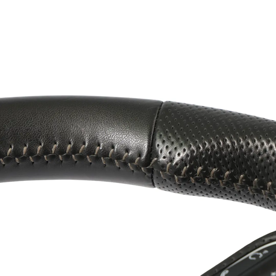 Steering Wheel S-Line Black Leather Paddle Shift to Audi A4 B9 A5 F5 with Part number 8W0419091DH Audi A4 B9 A5 F5 Steering Wheel S-Line Black Leather Paddle Shift - SKU 8W0419091DH - Part number 8W0419091DH