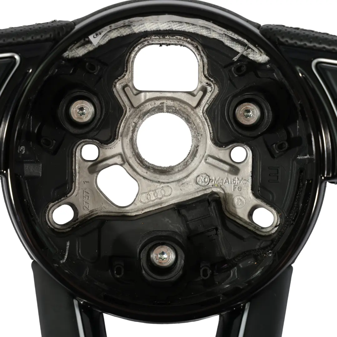 Audi A4 B9 A5 F5 Lenkrad S-Line Schwarz Leder Schaltwippen - SKU 8W0419091DH - Teilenummer 8W0419091DH