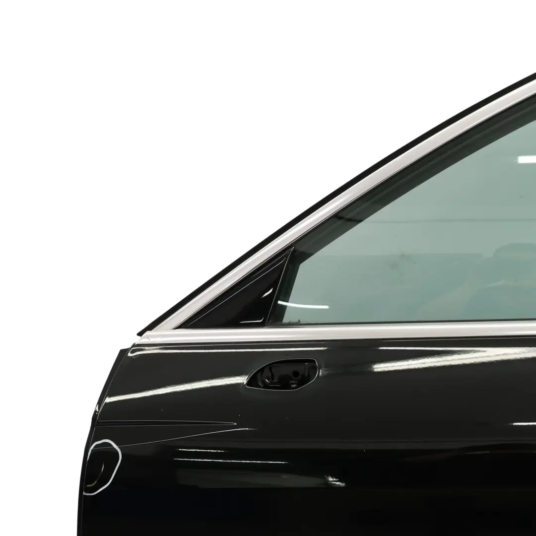 Audi A4 B9 Panneau De Revêtement De Porte Avant Gauche Mythical Black Noir - Y9T - SKU 8W0831051B-MYB - Numéro de pièce 8W0831051B