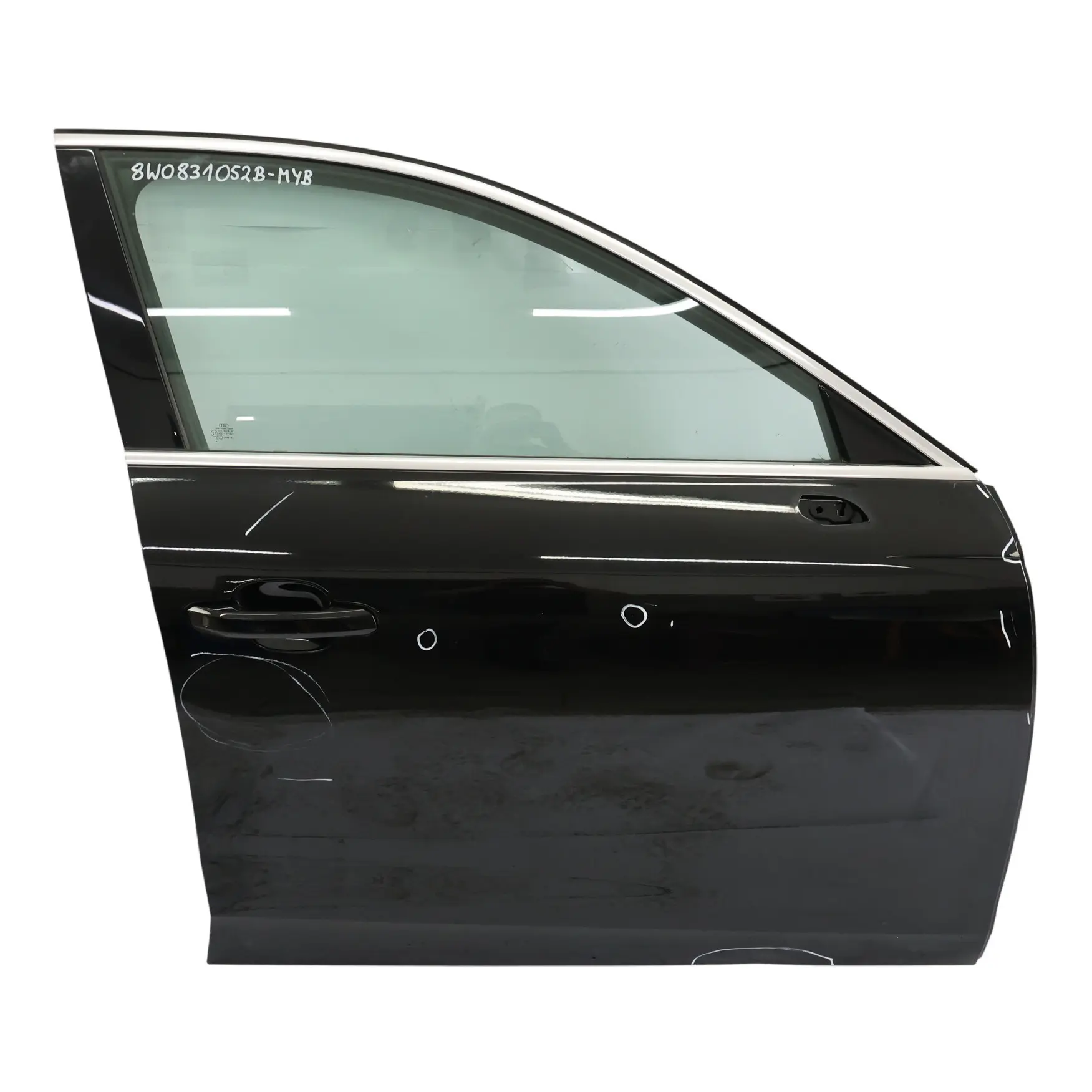 Audi A4 B9 Door Front Right O/S Covering Panel Mythical Black Metallic - Y9T